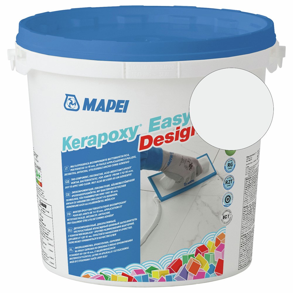Mapei Kerapoxy Easy Design Saumausepoksi 111 Silver Grey 3 Kg