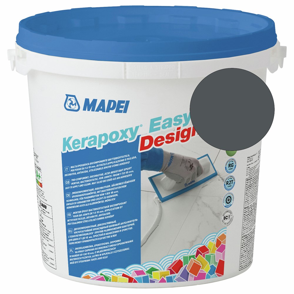Mapei Kerapoxy Easy Design Saumausepoksi 114 Anthracite 3 Kg